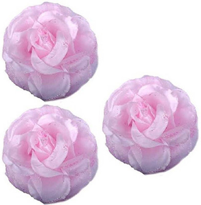 

PELO Rose Flower Hair Clips For Girls Women’s & Kids, Color Pink (Set Of 2) Hair Clip(Pink)