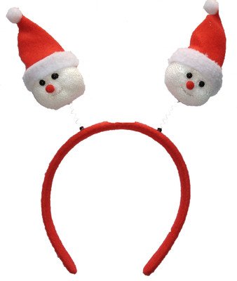 

TASHKURST Christmas unisex Snowmen Head Hair Band Christmas decoration Custom Christmas Santa Hair Head Band Hair Band(Red)