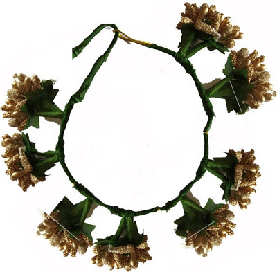 

JAGTEK New Hair Accessories For Bun Making Gajra (veni) Flower Accessories For Bridal Girls / New Style Juda Bun Decoration Hair Gajra For Bridal Accessories For Girls pack of 1 Hair Accessory Set(Multicolor)