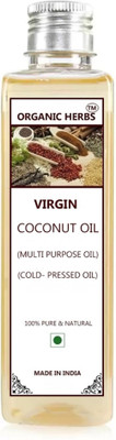 

ORGANIC HERBS COLD PRESSED EXTRA VIRGIN COCONUT OIL Hair Oil(200 ml)