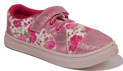 

Khadim's Girls Velcro Sneakers(Pink