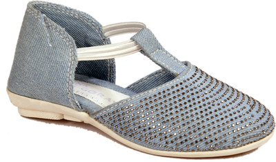 

Leon Girls Slip on Ballerinas(Grey