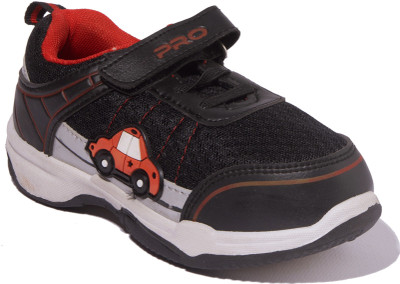 

Khadim's Boys Velcro Sneakers(Black