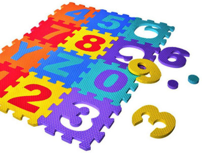 

JAYNIL ENTERPRISE 10Pcs Numbers (0-9) & 26Pcs Alphabet (A-Z) Puzzle Mat 2 In 1 PMS-9005 (36 Pieces)(Multicolor)