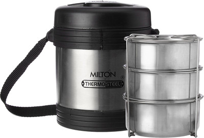 Dealsnbuy Milton Legend 3 Container Tiffin 3 Containers Lunch Box(1000 ml)