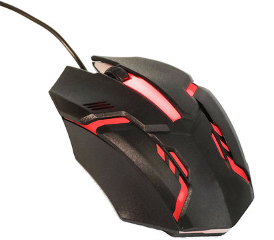

Zahuu 2.4Ghz Wired Optical Gaming Mouse Wired Optical Gaming Mouse(USB 2.0, Black)
