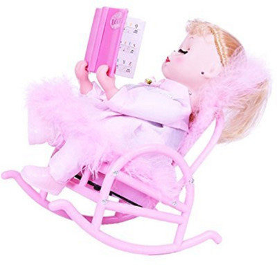 

lifestylesection Musical Book Reading Doll for Kids (Pink)(Pink)