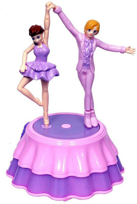 

DD RETAIL Couple Angel Super Doll and Prince Tango Dance with Light and Music (Ball Room Dancing) For Kids(Multicolor)