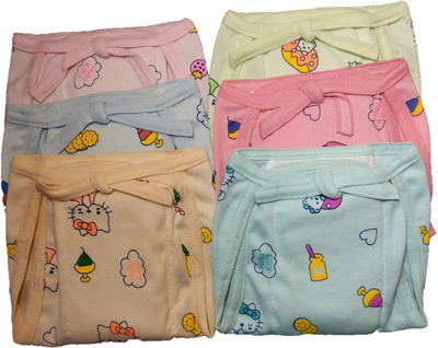 

Baby Shopiieee PREMIUM QUALITY-100% COTTON, SUPER SOFT AND SKIN FRIENDLY FABRIC-REUSABLE PADDED DIAPER NAPPIES, LANGOT FOR NEW BORN BABIES - (Multicolor, Pack of 6) - 9-12 Months