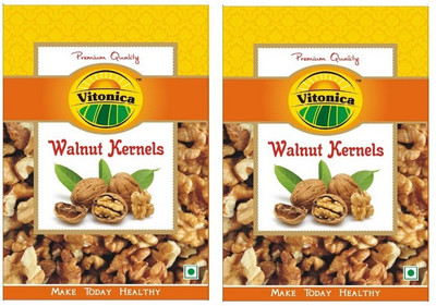 

vitonica Light Broken Walnut 250g pack of 2 Walnuts(250 g, Vacuum Pack)