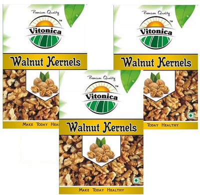 

vitonica Walnut Kernel Quarter 250g pack of 3 Walnuts(250 g, Vacuum Pack)