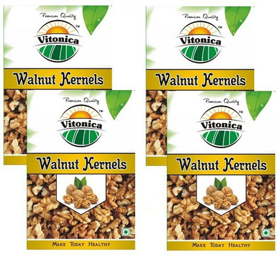 

vitonica Walnut Kernel Half Giri 200g Pack of 4 Walnuts(200 g, Vacuum Pack)