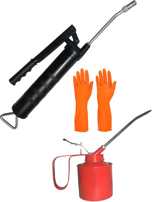 ISC Hand-Operated Grease Gun 10 oz + Oil Can 1/2 Pint Multi Purpose Auto Repair Tool Manual Pump(400 g Pack of 1) ISC Hand-Operated Grease Gun 10 oz + Oil Can 1/2 Pint Multi Purpose Auto Repair Tool Manual Pump(400 g Pack of 1)