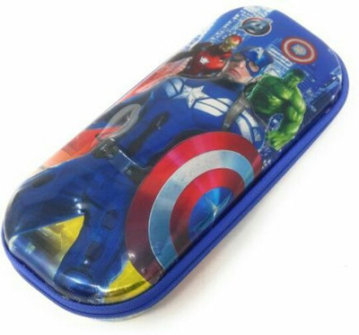 

JMD avenger pouch cartoon Art Polyester Pencil Box(Set of 1, Multicolor)