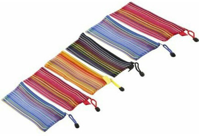 

JMD birthday return gift na Art Polyester Pencil Boxes(Set of 6, Multicolor)