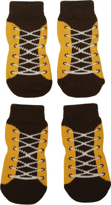 PUPPY LOVE Socks for Dog(Brown, Yellow