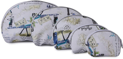

Uberlyfe Paris 5 in 1 Multipurpose Cosmetic Bag(Multicolor)