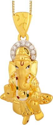 Joyalukkas Lord Ganesha Gold Pendant 22kt Yellow Gold Pendant