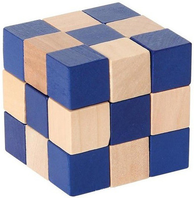 

Simple Days Wooden Snake Cube Twist Puzzle Toy - Blue(1 Pieces)