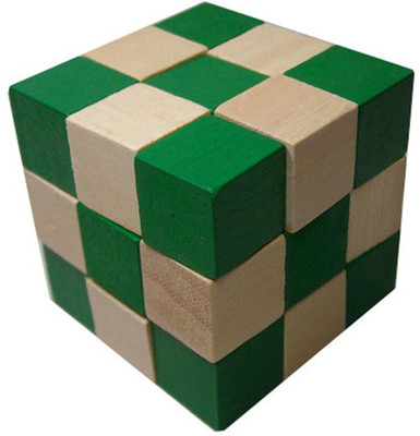 

Simple Days Wooden Snake Cube Twist Puzzle Toy - Green(1 Pieces)