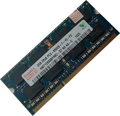 

Hynix REFURBISHED ORIGINAL DDR3 2 GB (Dual Channel) Laptop (8500-1333P)