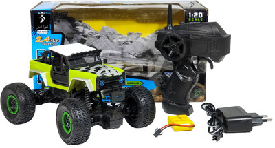 

Stylo 1:20 Scale High Speed Remote Control RC Rock Crawler Racing Car Off Road Truck 2.4Ghz(Green, Multicolor)