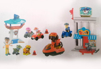 

HALO NATION Paw Patrol Rescue Training Center Playset - Swift Rescue Way(Red)