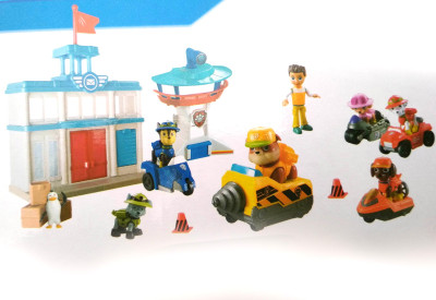 

HALO NATION Paw Patrol Rescue Training Center Playset - City Center Rescue(Red)