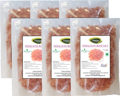 

THANJAI NATURAL Himalayan 1st Quality Pink Rock Salt 1500grams Best Offer Rock Salt Rock Salt(1500 g, Pack of 6)