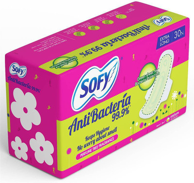 

Sofy Body Fit Anti Bacteria pads Sanitary Pad(Pack of 54)