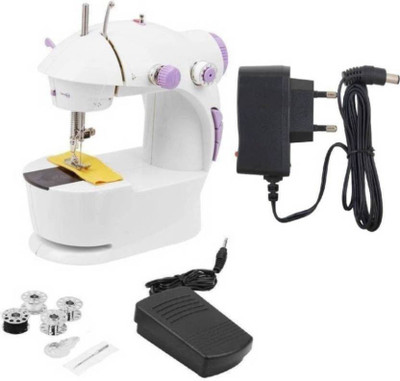 

GSPLR GSPLR™ GS World 4-in-1 Powerstitch Portable Mini Foot Pedal Adapter Electric Sewing Machine( Built-in Stitches 1)