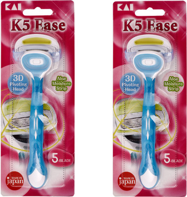 

Kai Razor k5 Ease (5 blade made for woman)_Pack of 2(Pack of 2)
