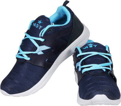 

Tapps Running/Walking Shoes Running Shoes For Men(Multicolor, Black and sky blue