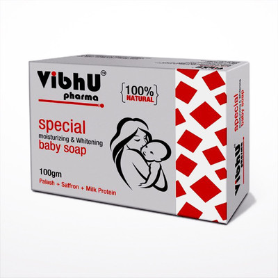 

vibhupharma Vibhu Special Baby Soap (600gm)(600 g, Pack of 6)