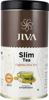 Jiva Slim Tea (150 gm) Pack of 2 Unflavoured Herbal Tea(150 g, Tin)