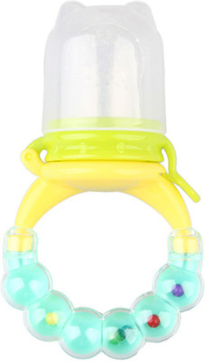 

Baby Shopiieee Baby Nimbler Pacifier clip For Fruit Infant Food Nibbler Holder Nipples Silicone Soother Nipple Feeding Teat Pacifier Bottles - Pack of 1 Fruit Nibbler(Multicolor)