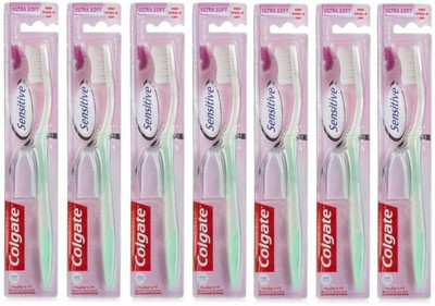 Colgate Sensitive Soft Toothbrush (Pack of 7) Ultra Soft Toothbrush(Pack of 7)