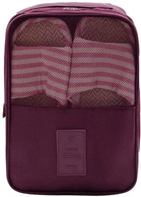 

Kids Mandi Shoe Pouch(Maroon)