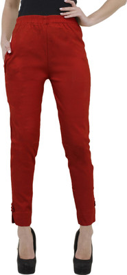 AAKRITHI Regular Fit Women White Trousers