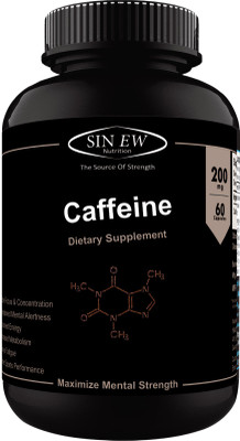 

Sinew Nutrition Caffeine 200mg Supports Focus, Energy and Endurance - 60 Veg Tablets(60)