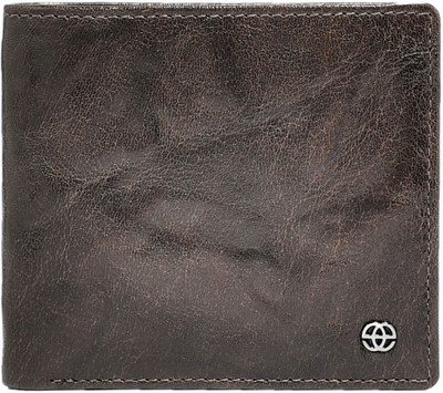 

Eske Men Brown Genuine Leather Wallet(5 Card Slots)