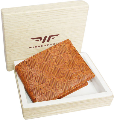 

winnerforce Men Tan Artificial Leather Wallet(5 Card Slots)