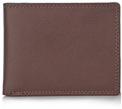 

Forester Men Brown Genuine Leather Wallet(9 Card Slots)