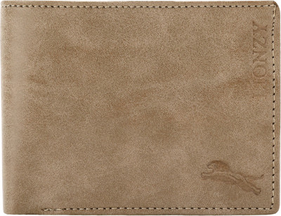 

LIONZY Men Beige Genuine Leather Wallet(3 Card Slots)