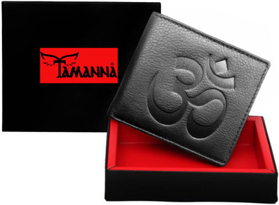 

Tamanna Men Black Genuine Leather Wallet(1 Card Slot)