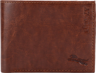 

LIONZY Men Brown Genuine Leather Wallet(3 Card Slots)