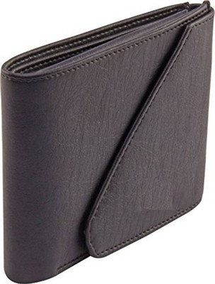 

longtree Men Black Artificial Leather Wallet(5 Card Slots)