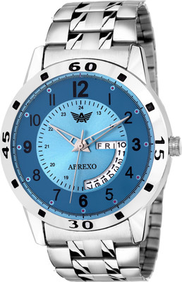 Abrexo AbxDG01357DDSL-Sea Green Gents Exclusive Day and date Functioning Watch - For Men