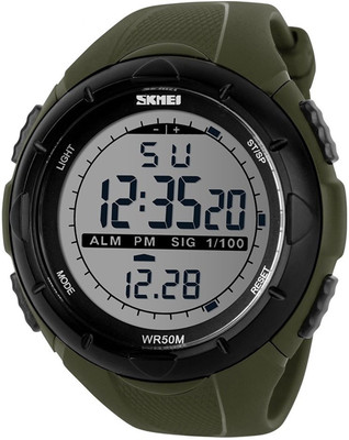 

Skmei 1025 Army Green Chronograph Digital Watch - For Men