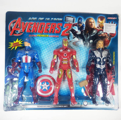 

Amazzing Multi Super Hero Action Figures(Multicolor)